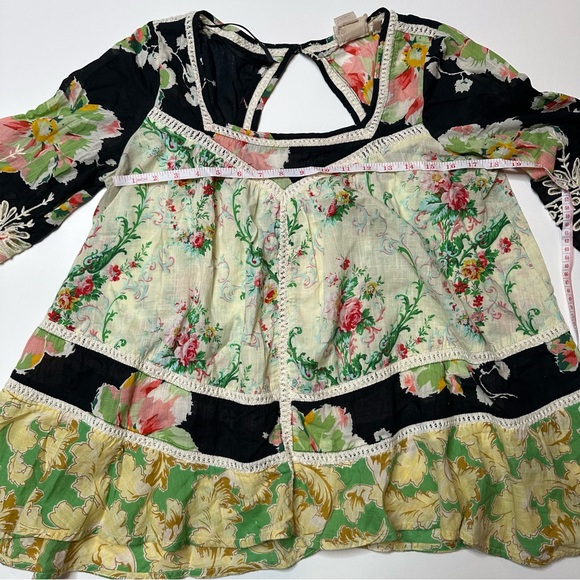 Vanessa Virginia Anthropologie Floral Blouse - Picture 3 of 4